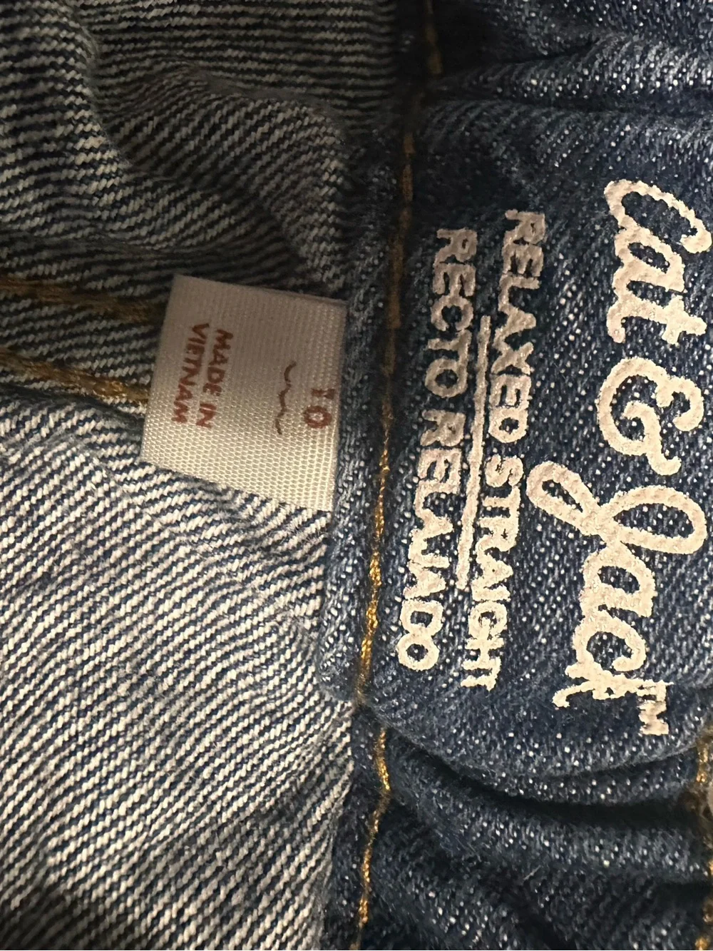 Cat & Jack Relaxed Straight boys Jeans size 10